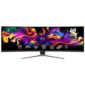 Monitor MSI MPG 491CQP QD‑OLED 49″ – DQHD, 144 Hz, USB‑C y HDR